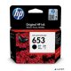 3YM75AE Tintapatron DeskJet Plus Ink Advantage 6075 All-in-One nyomtatóhoz, HP 653, fekete, 360 oldal