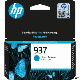   4S6W2NE Tintapatron,  Officejet Pro 9120e, 9130e nyomtatókhoz, HP 937, cián, 800 oldal