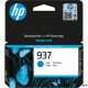4S6W2NE Tintapatron,  Officejet Pro 9120e, 9130e nyomtatókhoz, HP 937, cián, 800 oldal