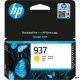 4S6W4NE Tintapatron,  Officejet Pro 9120e, 9130e nyomtatókhoz, HP 937, sárga, 800 oldal