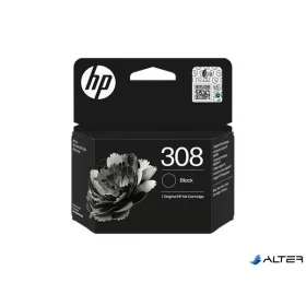   7FP21UE Tintapatron Deskjet 2900, Envy 6110e nyomtatókhoz, HP 308, fekete, 160 oldal