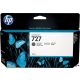 B3P22A Tintapatron DesignJet T1500, T2500, T920, T930 nyomtatókhoz, HP 727, matt fekete, 130 ml