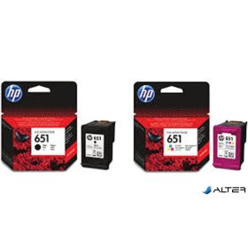   C2P11AE Tintapatron Deskjet Ink Advantage 5575 nyomtatóhoz, HP 651, színes, 300 oldal