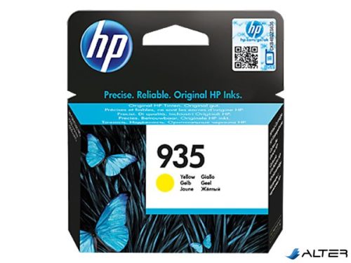 C2P22AE Tintapatron OfficeJet Pro 6830 nyomtatóhoz, HP 935, sárga, 400 oldal