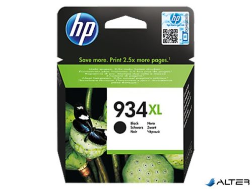 C2P23AE Tintapatron OfficeJet Pro 6830 nyomtatóhoz, HP 934XL fekete, 1000 oldal