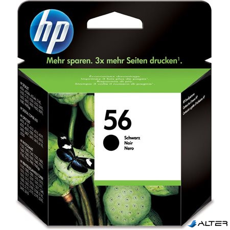 C6656AE Tintapatron DeskJet 450c, 450cb, 5150 nyomtatókhoz, HP 56 fekete, 19ml