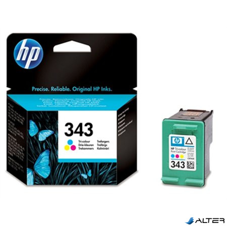 C8766EE Tintapatron DeskJet 460 mobil, 5740, 5940 nyomtatókhoz, HP 343, színes, 7ml