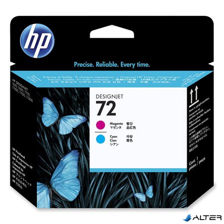C9383A Tintapatron fej DesignJet T1100, T640 nyomtatókhoz, HP 72, cián, magenta
