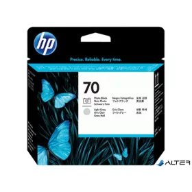   C9407A Tintapatron fej DesignJet Z2100 nyomtatóhoz, HP 70, fekete, világos szürke