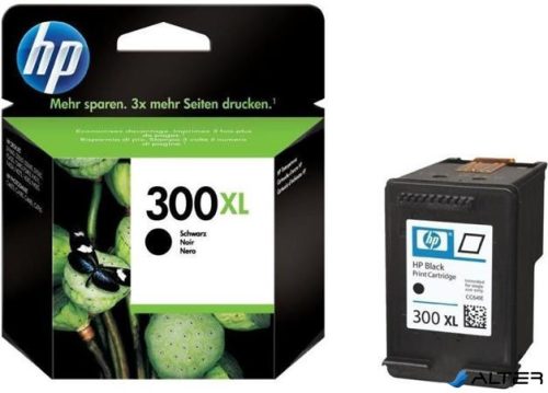CC641EE Tintapatron DeskJet D2560, F4224, F4280 nyomtatókhoz, HP 300xl fekete, 600 oldal