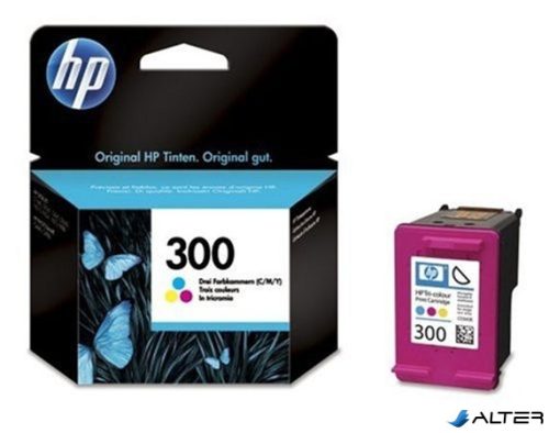 CC643EE Tintapatron DeskJet D2560, F4224, F4280 nyomtatókhoz, HP 300 színes, 165 oldal