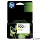 CD974AE Tintapatron OfficeJet 6000, 6500 nyomtatókhoz, HP 920xl sárga, 700 oldal