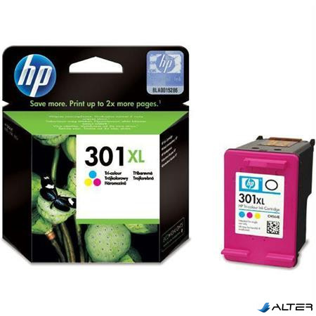 CH564EE Tintapatron DeskJet 2050 nyomtatóhoz, HP 301xl színes, 330 oldal