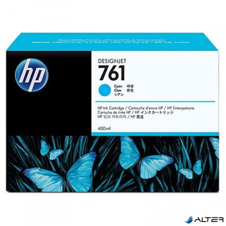 CM994A Tintapatron DesignJet T7100 nyomtatóhoz, HP 761, cián, 400 ml