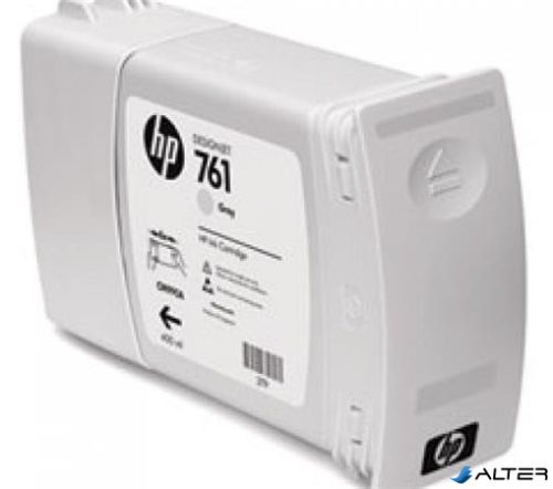 CM995A Tintapatron DesignJet T7100 nyomtatóhoz, HP 761, szürke, 400 ml