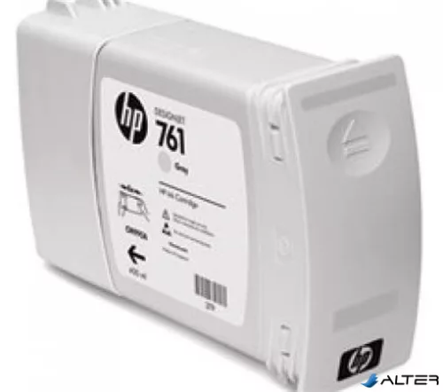 CM996A Tintapatron DesignJet T7100 nyomtatóhoz, HP 761, sötét szürke, 400 ml
