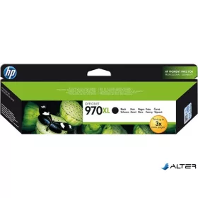 CN625AE Tintapatron OfficeJet Pro X 451, 476, 551, 576, nyomtatóhoz, HP 970xl fekete, 9,2k