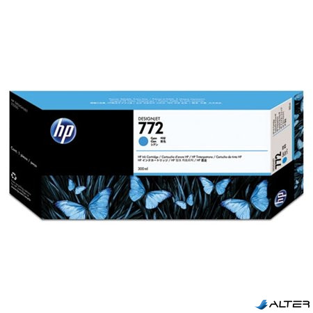CN636A Tintapatron DesignJet Z5200 nyomtatóhoz, HP 772 kék, 300ml