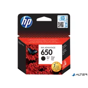 CZ101E Tintapatron Deskjet Ink Advantage 2510 sor nyomtatókhoz, HP 650 fekete, 360 oldal