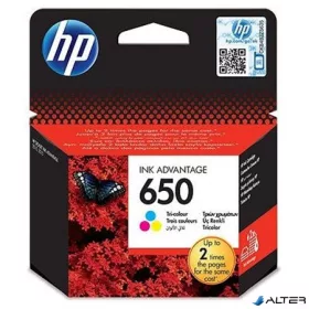 CZ102E Tintapatron Deskjet Ink Advantage 2510 sor nyomtatókhoz, HP 650 színes, 200 oldal
