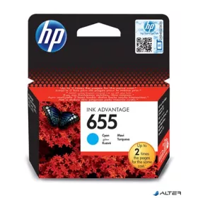CZ110E Tintapatron Deskjet Ink Advantage 3520 sorozat nyomtatókhoz, HP 655 kék, 600 oldal