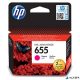 CZ111E Tintapatron Deskjet Ink Advantage 3520 sor nyomtatókhoz, HP 655 vörös, 600 oldal