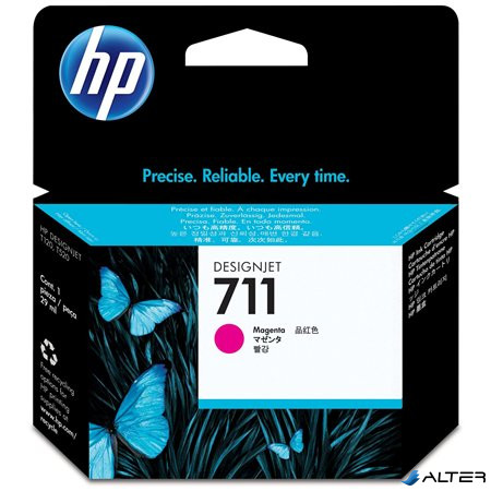 CZ131A Tintapatron DesignJet T120,T520 nyomtatókhoz, HP 711 vörös, 29 ml