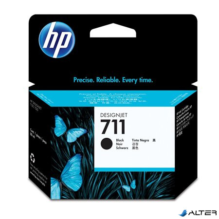 CZ133A Tintapatron DesignJet T120,T520 nyomtatókhoz, HP 711xl fekete, 80 ml