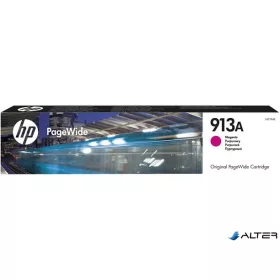   F6T78AE Tintapatron PageWide 352, 377, PageWide Pro 452, 477 nyomtatókhoz, HP 913, magenta, 3,5k