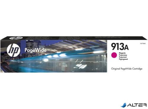 F6T78AE Tintapatron PageWide 352, 377, PageWide Pro 452, 477 nyomtatókhoz, HP 913, magenta, 3,5k