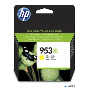 F6U18AE Tintapatron OfficeJet Pro 8210, 8700-as sorozathoz, HP 953XL sárga, 1,6k
