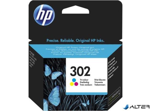 F6U65AE Tintapatron DeskJet 2130 nyomtatókhoz, HP 302, színes, 4ml