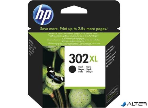 F6U68AE Tintapatron DeskJet 2130 nyomtatókhoz, HP 302XL fekete, 8,5ml