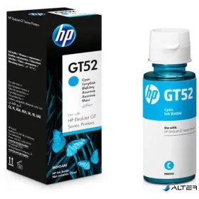   M0H54AE Tinta, Designjet GT 5810, InkTank 410 nyomtatókhoz, HP GT52, cián, 8k