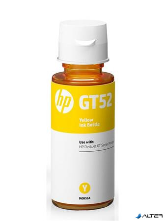 M0H56AE Tinta, Designjet GT 5810, InkTank 410 nyomtatókhoz, HP GT52, sárga, 8k