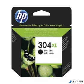  N9K08AE Tintapatron DeskJet 3720, 3730 nyomtatóhoz, HP 304XL, fekete