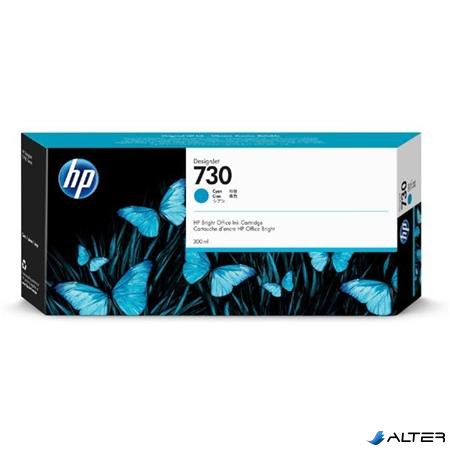 P2V68A XL Tintapatron DesignJet T1600, T1700, T2600 nyomtatókhoz, HP 730, cián, 300 ml