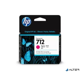   3ED68A Tintapatron DesignJet T650, T250, Studio nyomtatókhoz, HP 712, magenta, 29 ml