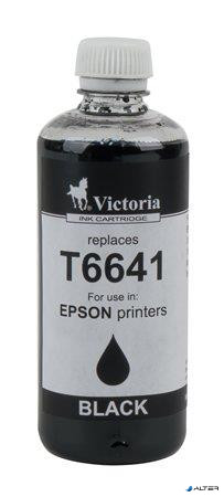 T66414 Tinta, L100, 200mfp nyomtatókhoz, VICTORIA fekete, 100ml