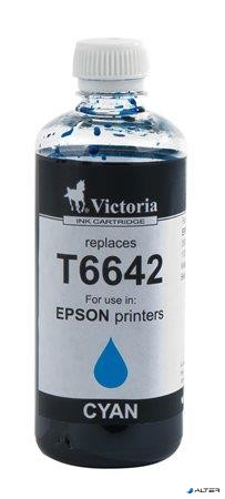 T66424 Tinta, L100, 200mfp nyomtatókhoz, VICTORIA kék, 100ml