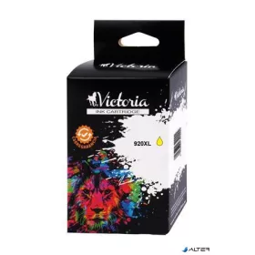 CD974AE Tintapatron OfficeJet 6000, 6500 nyomtatókhoz, VICTORIA 920XL sárga, 12ml