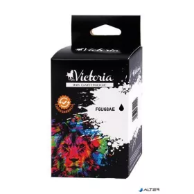   Kompatibilis Tintapatron DeskJet/Envy nyomtatókhoz VICTORIA TECHNOLOGY 302XL, fekete, 9ml (F6U68AE alternatíva)