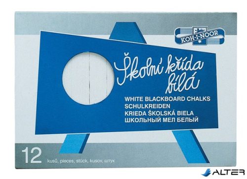 Táblakréta, szögletes, KOH-I-NOOR, fehér