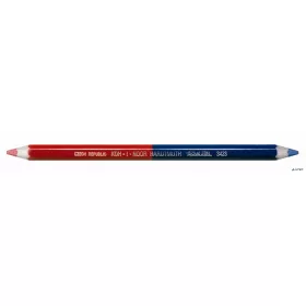   Postairón, hatszögletű, vastag, KOH-I-NOOR "3423", piros-kék