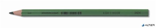 Színes ceruza, hatszögletű, vastag, KOH-I-NOOR "3424", zöld