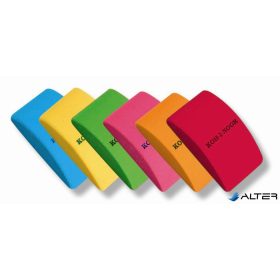 Radír, íves, KOH-I-NOOR, vegyes szín