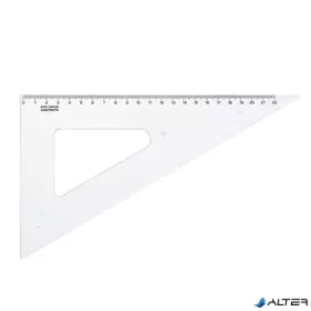 Háromszög vonalzó, műanyag, 60 °, 22 cm, KOH-I-NOOR