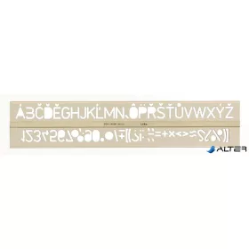 Betűsablon, 20 mm, KOH-I-NOOR