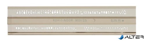 Betűsablon, 2,5 mm, KOH-I-NOOR