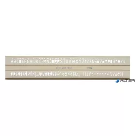 Betűsablon, 7 mm, KOH-I-NOOR